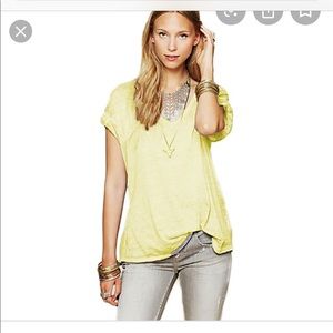 Free People Beach / Keep Me Tee / Lemon XS